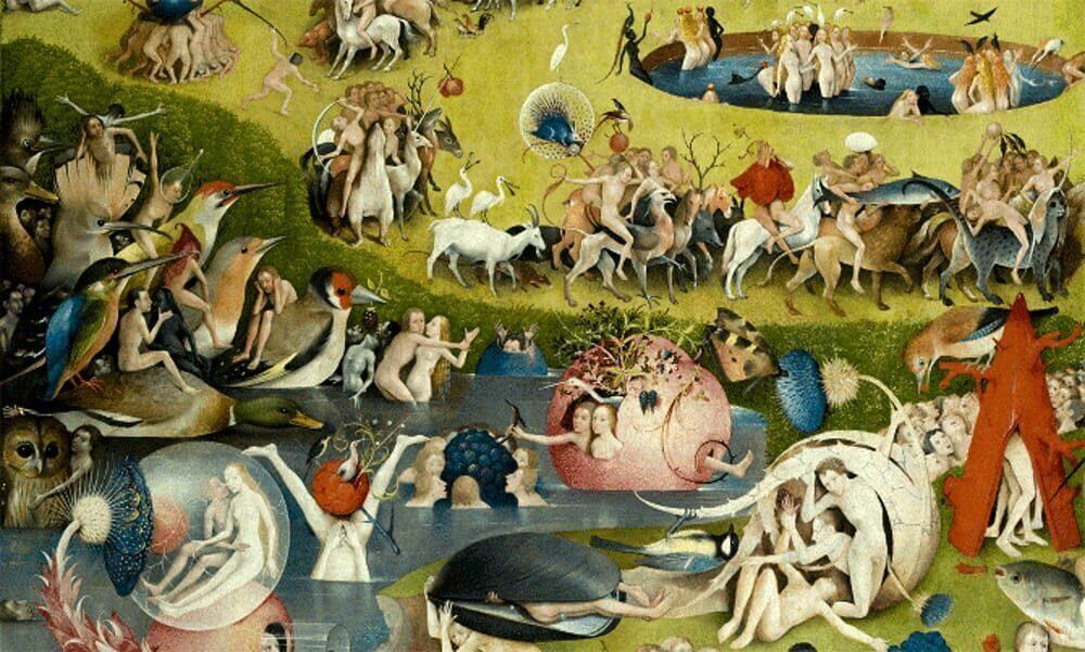 Detail from Hieronymus Bosch's Garden of Earthly Delights