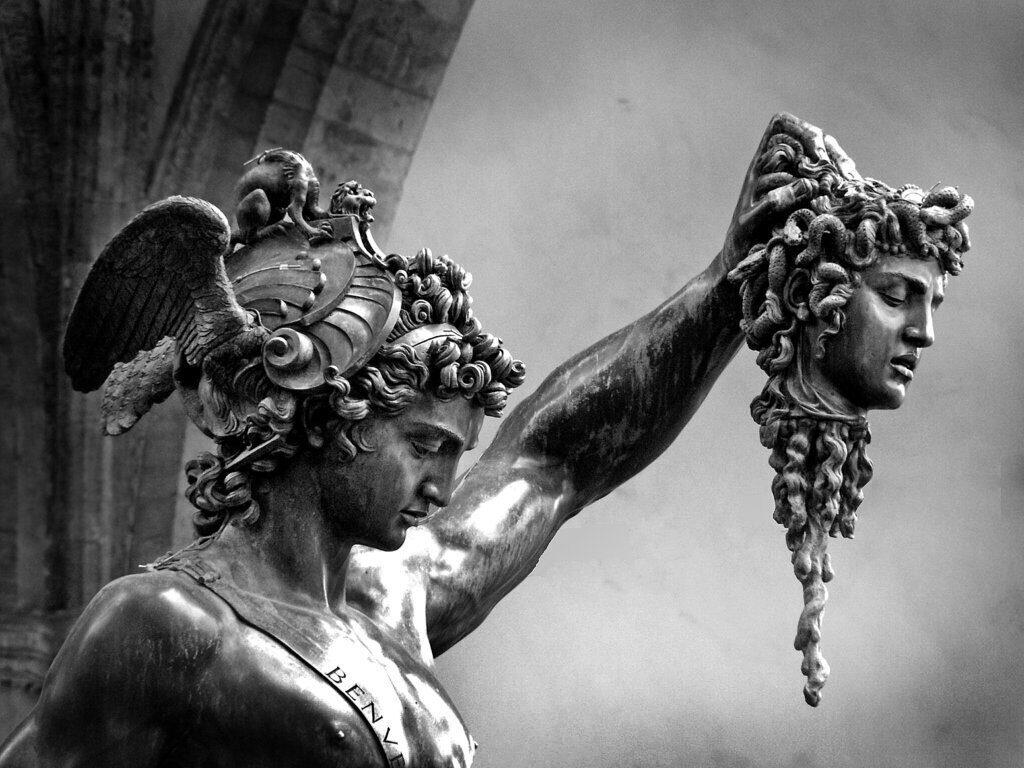 Benvenuto Cellini, Perseus with the Head of Medusa, Loggia dei Lanzi, Florence