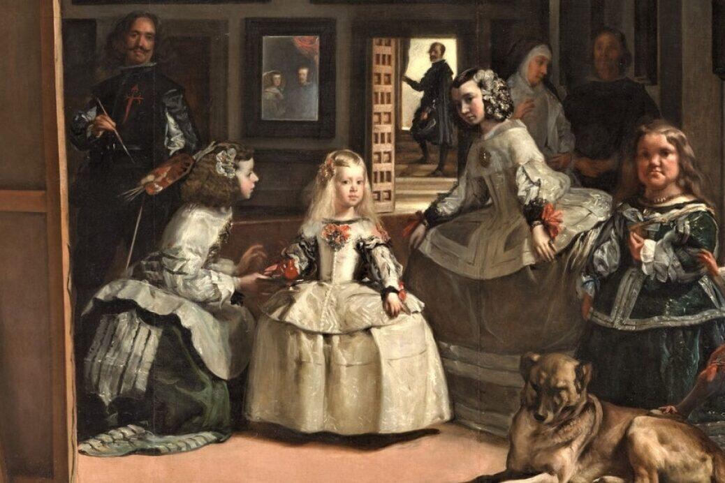 View of Madrid with museum architecture