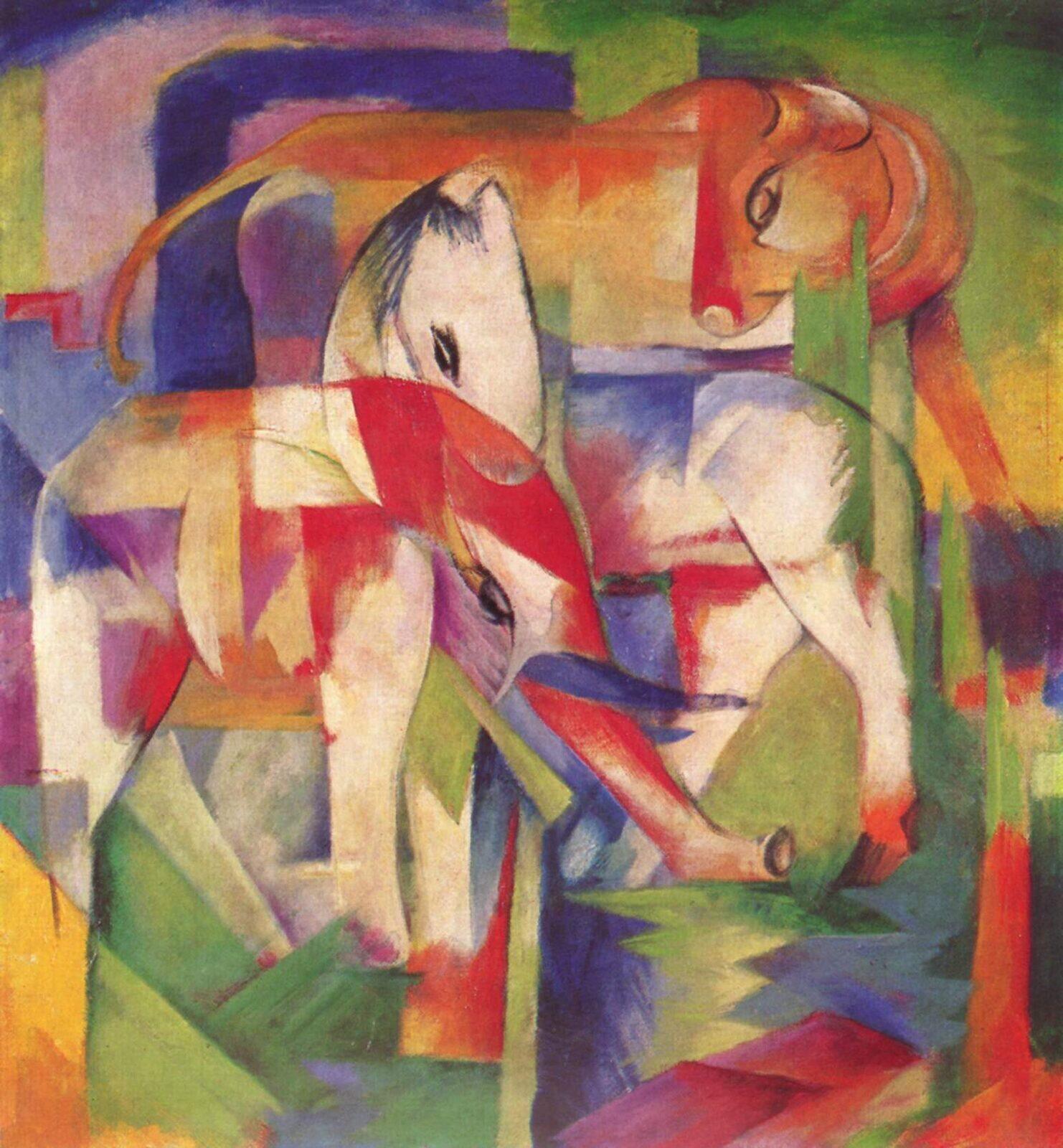 Franz Marc, Blue Horse I (1911), Lenbachhaus Munich