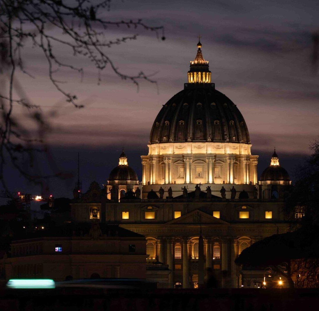 Rome dome at dusk