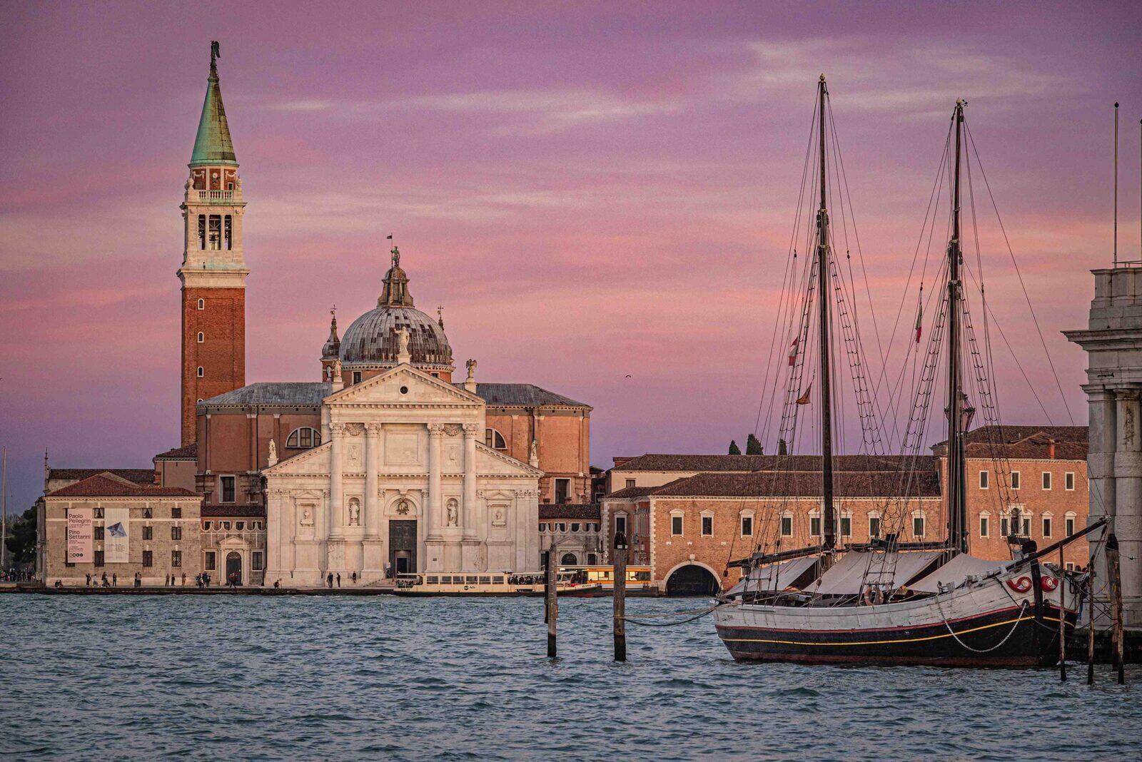 Venice architectural detail over the canal
